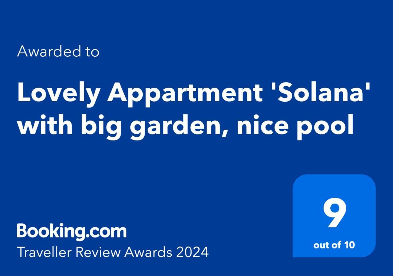 Lovely Appartment 'Solana' With Big Garden, Nice Pool 特乌拉达 外观 照片